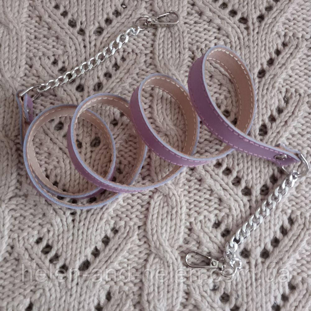 Ручка для міні сумочки 1,5 *130. Бузок П2, фото 1