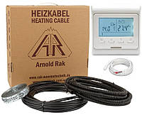 Отопление и теплый пол Arnold Rak 4м²-6,2м²/800Вт (40м) нагревательный кабель с терморегулятором E51