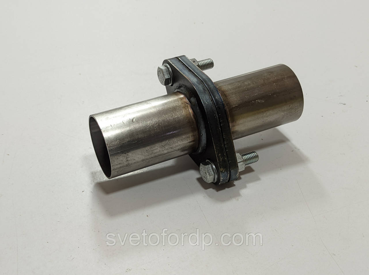 Фланець у зборі d63,5 мм (фланець + прокладка + кріплення) нержавіюча сталь, фото 1