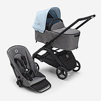 Коляска 2в1 Bugaboo Dragonfly Skyline Blue, Grey Melange, Black