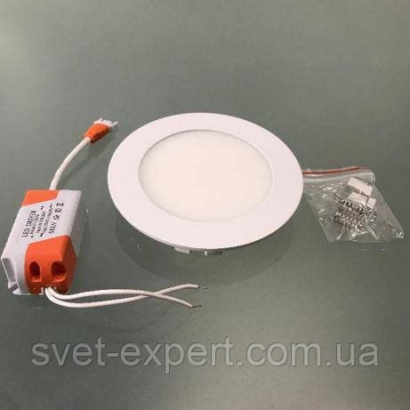 Світильник точковий Евросвет LED-R-120-6 6W 4200К вбудовується