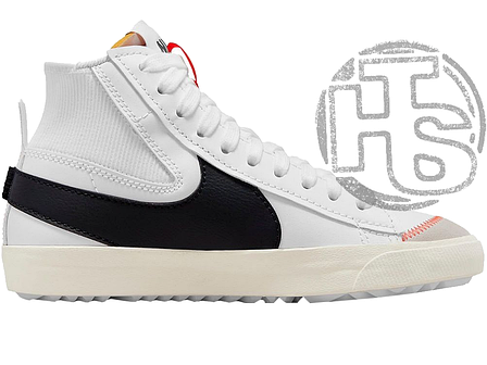 Чоловічі кросівки Nike Blazer Mid 77 Jumbo White Black DD3111-100, фото 1