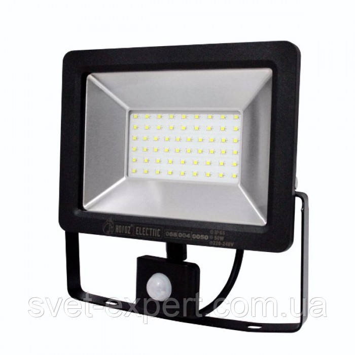 Прожектор з датчиком руху IP65 SMD LED 50W 6400K 2500lm 220-240v