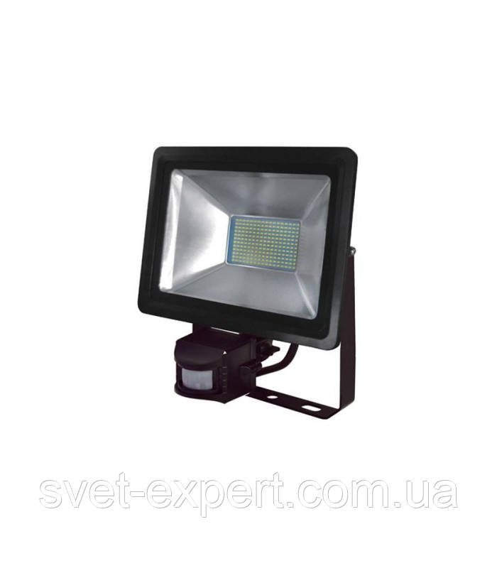 Прожектор з датчиком руху IP65 SMD LED 100W 6400K 5000lm 220-240v