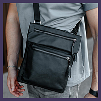 Стильные сумки через плечо мужские кожаные на ремешке из натуральной кожи, сумка через плечо Bizz