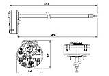 Терморегулятор Thermowatt RTS 20A 45 см, біметалевий, з біполярним захистом, діапазон 20-70 °C, модель 181353, фото 3