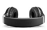 Бездротові Bluetooth-навушники Bluedio H+, чорні, фото 2