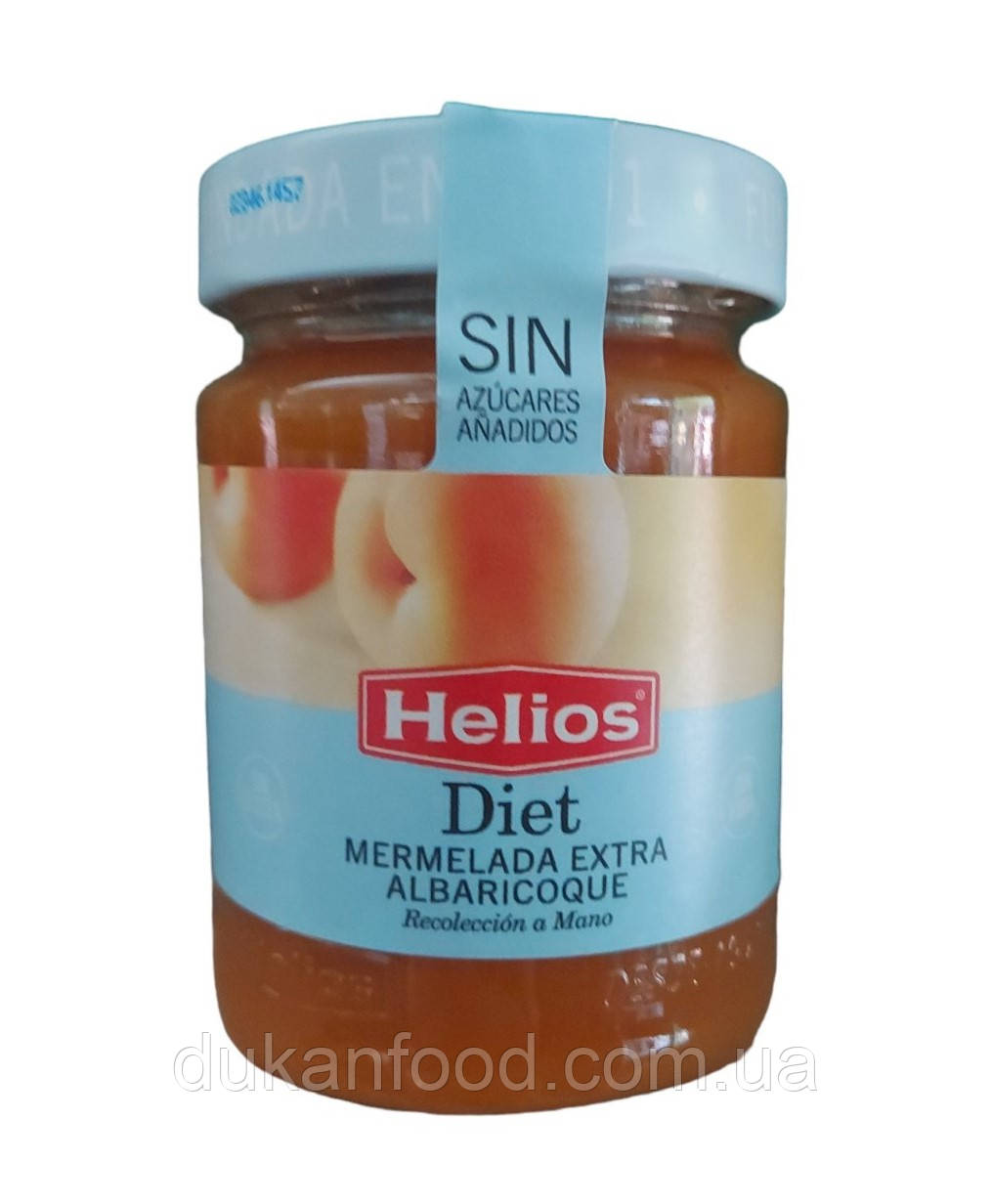 Джем HELIOS "Абрикос" без цукру, 280 г