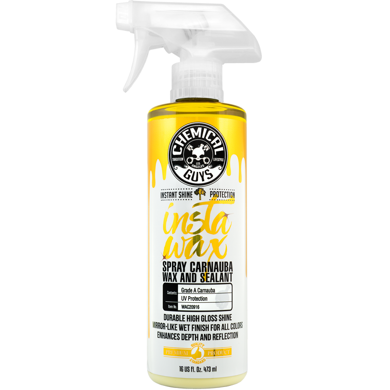 Поліроль з воском карнауби Chemical Guys InstaWax Liquid Carnauba Shine And Protection Spray, 473 мл, фото 1
