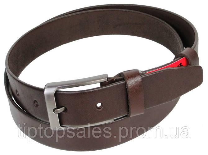 Купить Кожаный мужской ремень для брюк Skipper 1454-33 Коричневый TP ...