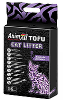 Наповнювач Тофу 2,6 кг (6 л) для котячого туалету AnimAll Tofu (лаванда)