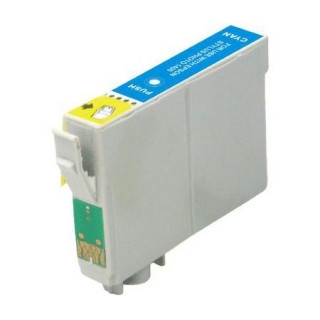 Сумісний картридж Inkdigo™ EPSON T0712 Cyan чорнильний, блакитний, 16ml (EP-712-1)