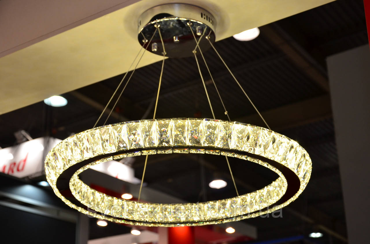 Люстра SMD LED 40W хром 4000K 1200Lm 180-260V