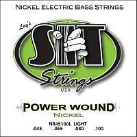 Струны для бас-гитары SIT NR45100L Power Wound Nickel Electric Bass Strings Light 45 100 HR, код: 6868270