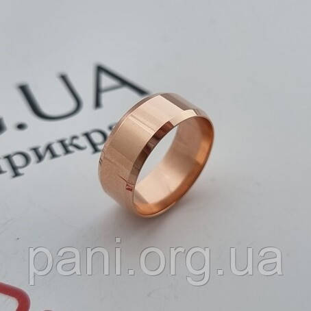 Каблучка обручка позолочена американка класична, фото 1