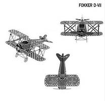 Металевий 3D-конструктор літак FOKKER D-VII