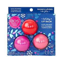 Набір бальзамів для губ EOS Festive Lip Balm Trio