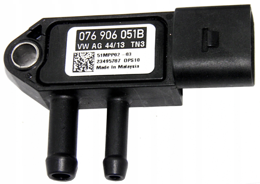 Датчик тиску вихлопних газів VAG: Audi: A1; Seat: Ibiza; Skoda: Fabia; Volkswagen: Amarok, 076906051B