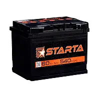 Аккумулятор Starta 60 Ah 540A 6СТ-60 R/L+
