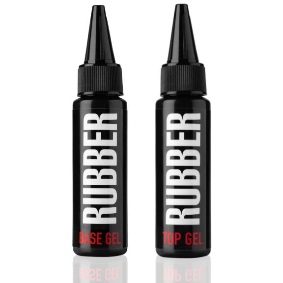 Набір "BEST TWINS" (Rubber Top Gel 30 мл. + Rubber Base Gel 30 мл.)