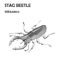 Металевий 3D конструктор жук-олень Stag Beetle