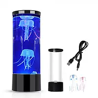 Лампа ночник со светодиодными медузами LED Jellyfish Mood Lamp