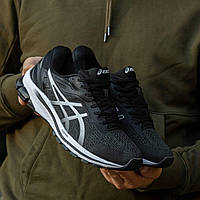 Кроссовки мужские Asics Flytefoam Black White, Асикс Флай Фоам текстильные. Код IN-1511