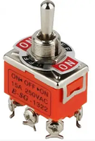 Тумблер (ON-OFF-ON) 6pin 10A 250V 1322