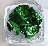 Поталь для декора ногтей Зеленый