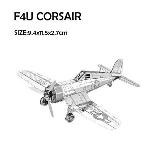 Металевий 3D конструктор літаків F4U CORSAIR