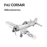 Металевий 3D конструктор літаків F4U CORSAIR