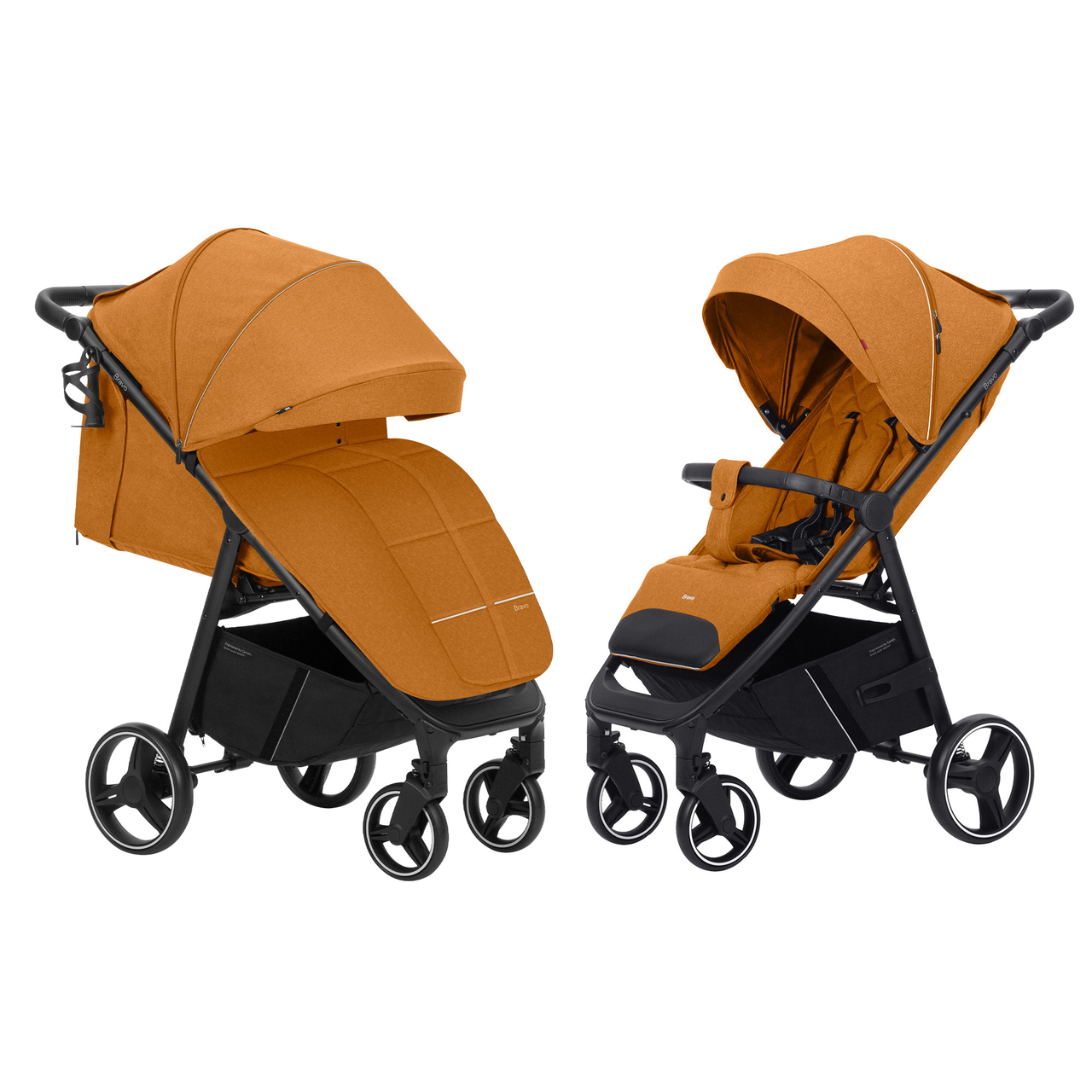 Коляска прогулянкова CARRELLO Bravo/F CRL-8512, Amber Orange