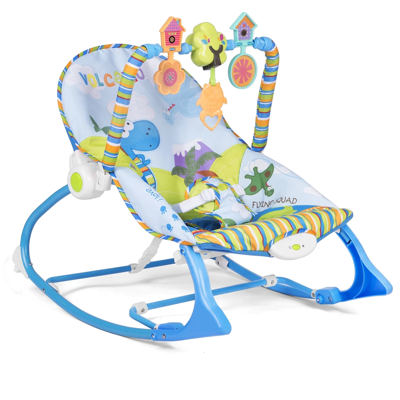 Багатофункціональний шезлонг із вібрацією й музикою Ricokids