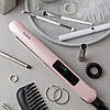 Випрямляч стайлер для волосся MAGIO МG-600 з дисплеєм Pink, фото 5
