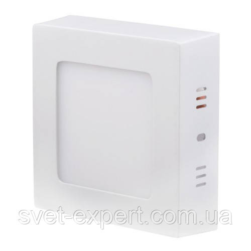 Світильник LED-SS-120-6 6 Вт 4200К квадрат наклей. 120 мм