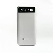 Power Bank ElectroHouse 10000 mAh з ліхтарем type-c білий (EH-P-01-W)