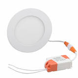 Світильник LED-R-90-3 3Вт 4200К коло вбудований, фото 3