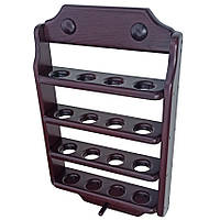 Полиця для більярдних куль та трикутника, Полиця для більярдна настінна, Полиця дерев'яна для куль