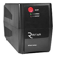 ИБП Ritar RTP500 (300W) Standby-L, LED, AVR 1st, 2xSCHUKO socket, 1x12V4.5Ah, plastik Case Q4 ( 295*140*205 )