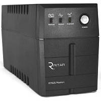 ИБП Ritar RTP625 (375W) Proxima-L, LED, AVR, 2st, 2xUNIVERSAL socket, 1x12V7Ah, plastik Case Q4
