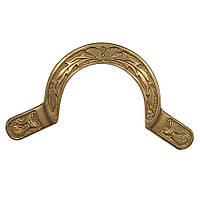 Скоба для лузи кутова, латунь, 1 шт.