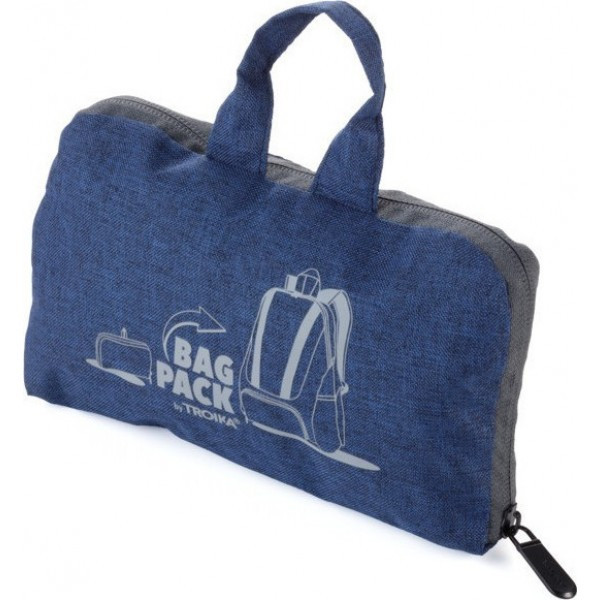 Складний рюкзак для відпочинку та подорожей "BAGPACK" від німецького бренду Troika, фото 1
