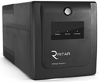 ИБП Ritar RTP1500 (900W) Proxima-L, LED, AVR, 3st, 4xSCHUKO socket, 2x12V9Ah, plastik Case ( Q2