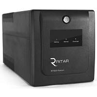 ИБП Ritar RTP1500 (900W) Proxima-D, LCD, AVR, 3st, 4xSCHUKO socket, 2x12V9Ah, plastik Case. Q2