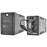 ИБП Ritar RTP800L-U (480W) Proxima-L, LED, AVR, 2st, USB, 2xSCHUKO socket, 1x12V9Ah, plastik Case Q4