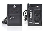 ИБП Ritar RTP850L-U (510W) Proxima-L, LED, AVR, 2st, USB, 2xSCHUKO socket, 1x12V9Ah, plastik Case Q4