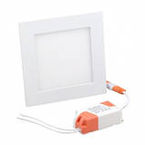 Світильник LED-S-170-12 12Вт 4200К квадр. вбудований, фото 3