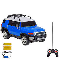 Машина аккумуляторная TOYOTA FJ CRUISER 1:24 голубая (27055BL)