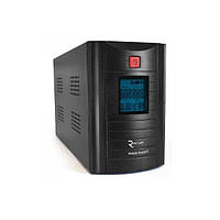 ИБП Ritar RTM1000 (600W) Proxima-D, LCD, AVR, 3st, 3xSCHUKO socket, 2x12V7Ah, metal Case (350х120х188)- Q2