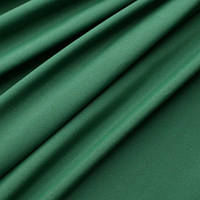 Однотонная хлопковая ткань канзас, 75 % хлопок, цвет темно-зеленый